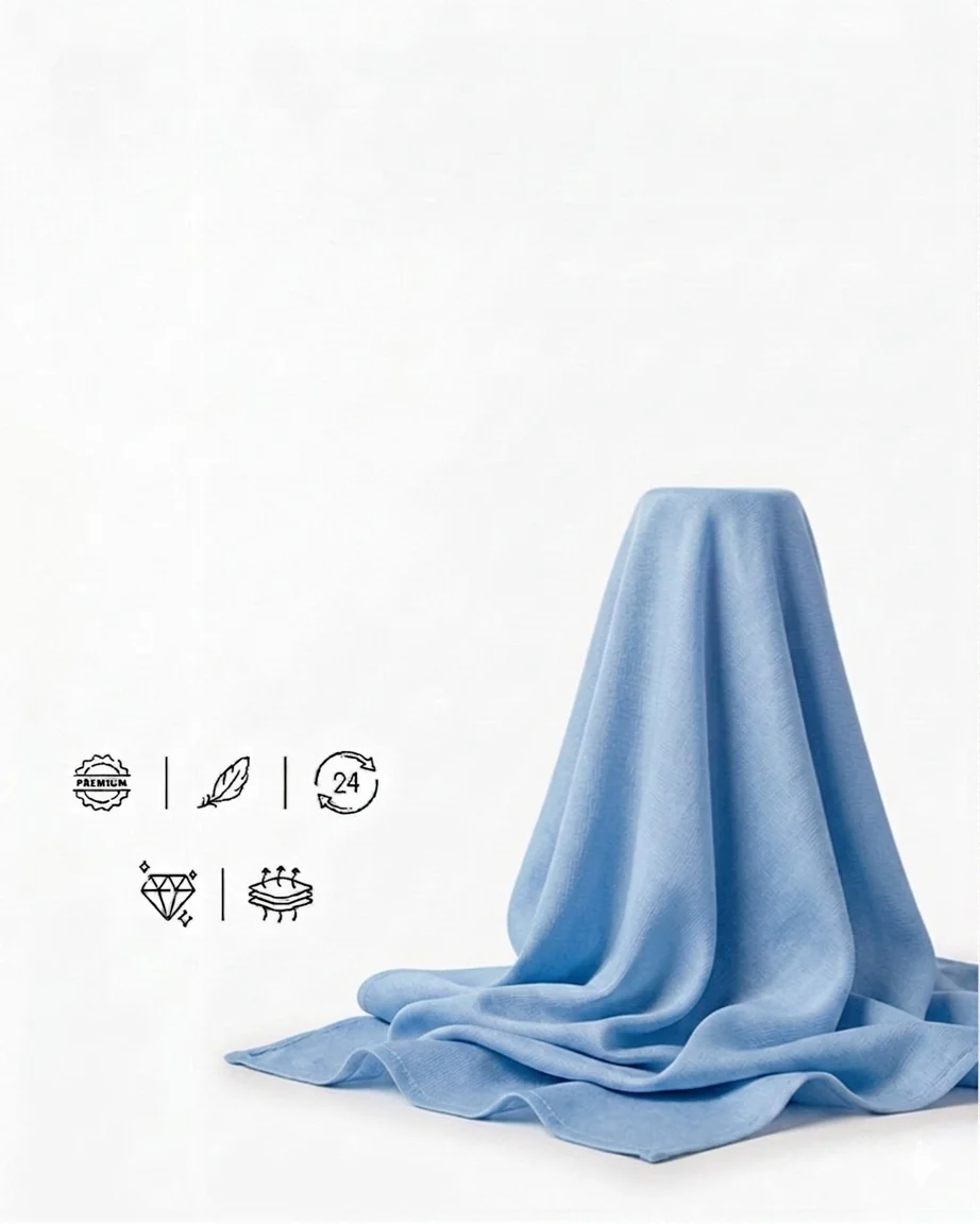 Poly-Cotton (PC) fabric drape