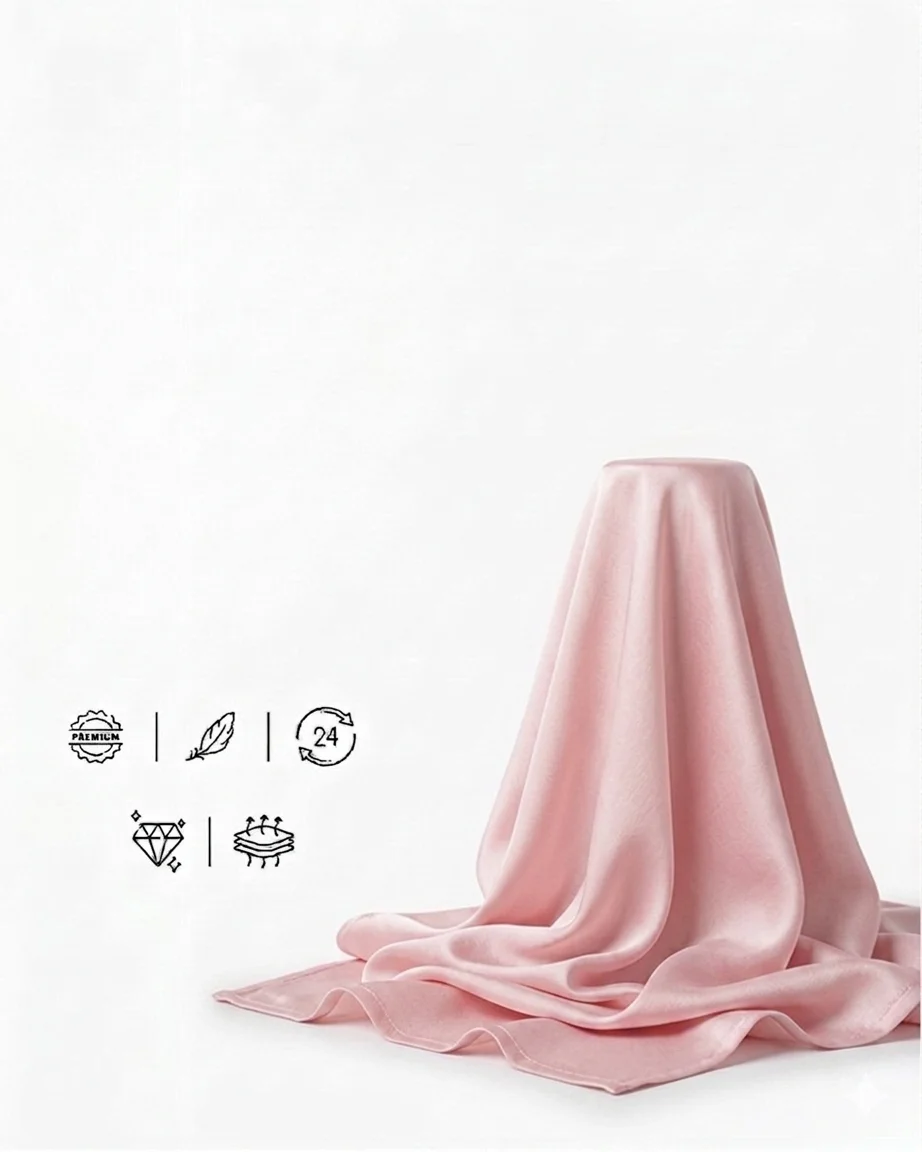 Silk-Cotton fabric drape