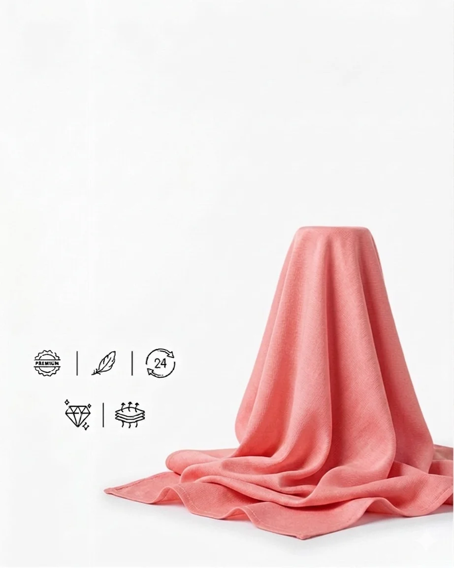 Cotton-Spandex fabric drape