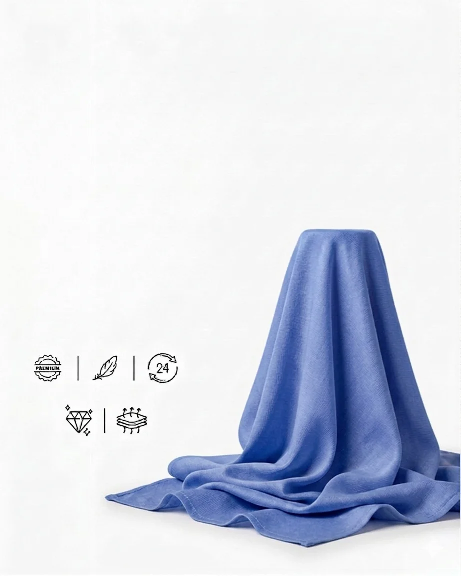 Muga Silk fabric drape