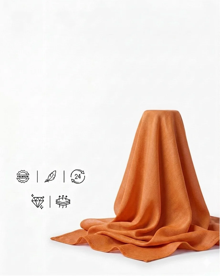 Chanderi fabric drape