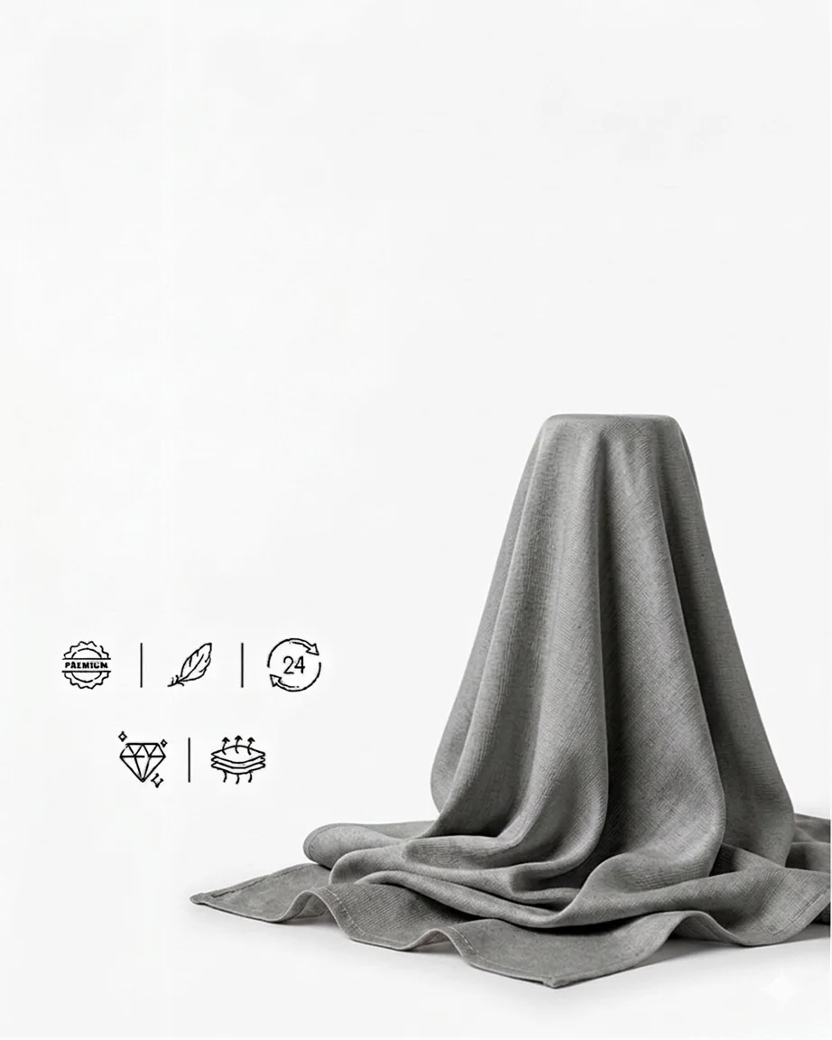 Jute / Linen-Jute fabric drape