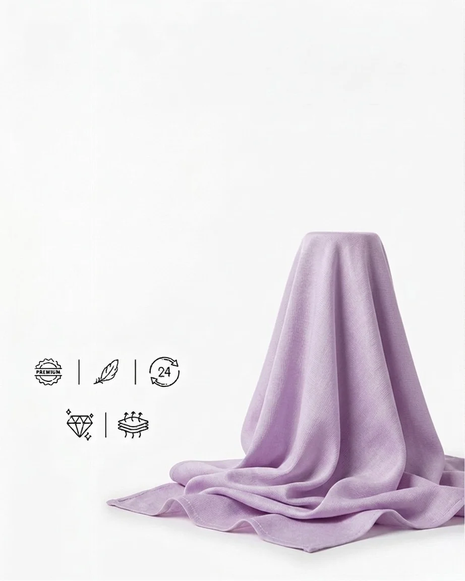 Bamboo fabric drape