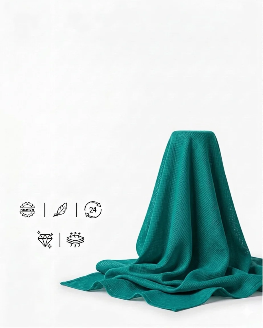 Kota Doria fabric drape