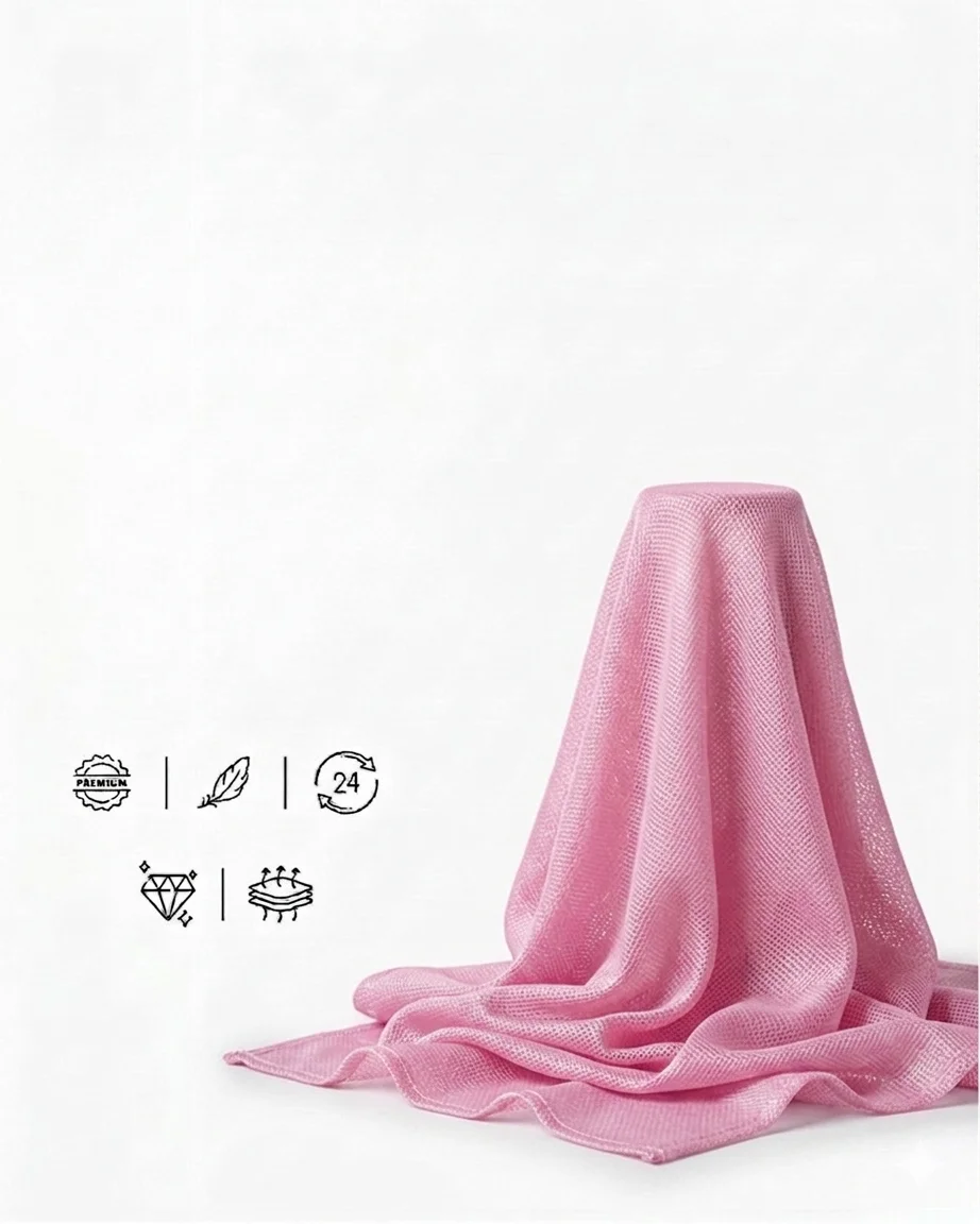 Georgette fabric drape