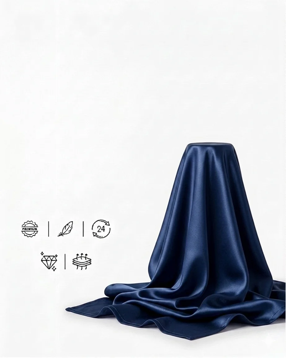 Velvet fabric drape