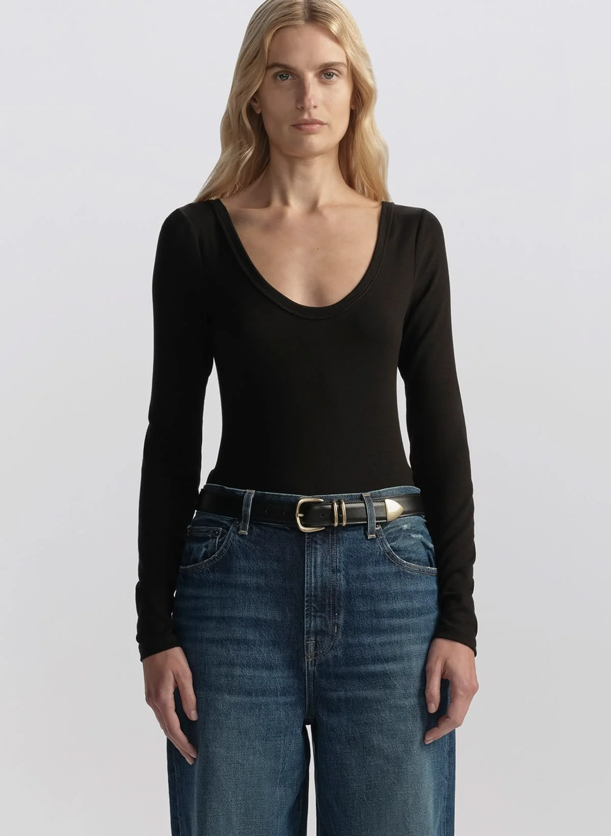 Deep U-Neck